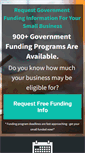 Mobile Screenshot of canadagovernmentgrants.org